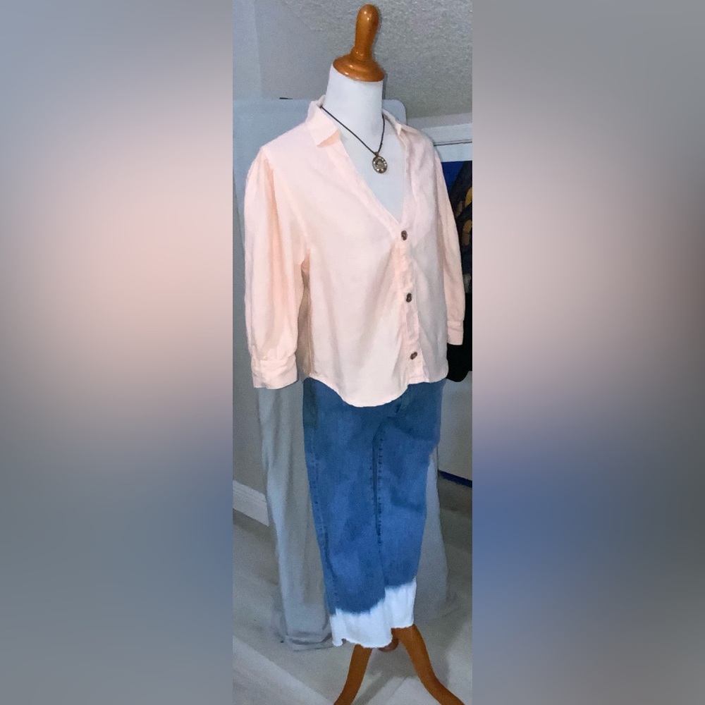 DL1961 Mara Ankle High-Rise Instasculpt Jeans – Alvarado with White Dip-Dye Leg - Picture 5 of 10